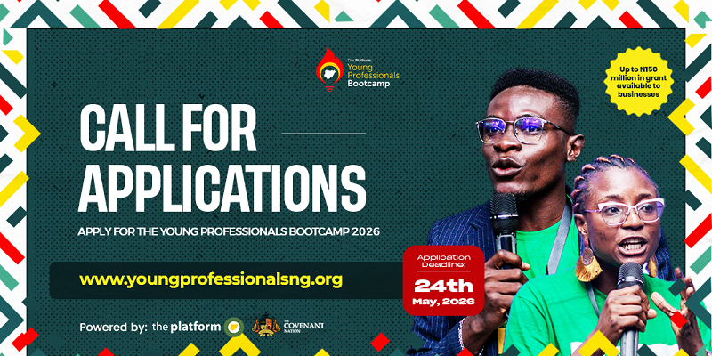 The Platform Young Professionals Bootcamp 2026 opens applications for young Nigerians