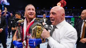 Gaethje shocks Topuria at historic White House UFC Freedom 250 event. Image Credit: UFC
