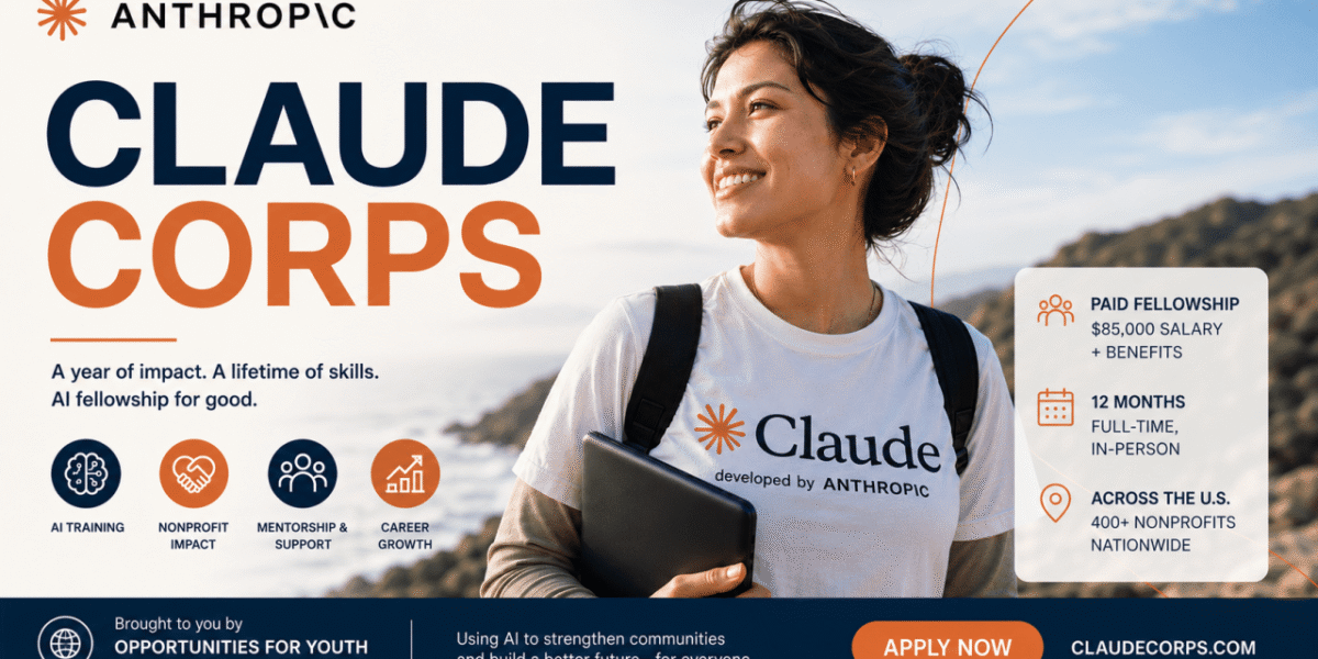 Claude Corps AI Fellowship offers $85,000 salary and AI training