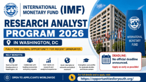 IMF opens global applications for its 2026 Research Analyst Program