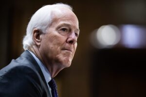 John Cornyn predicts difficult years ahead for Trump after midterms. Image Credit: Tom Williams/CQ Roll Call/Sipa USA via REUTERS