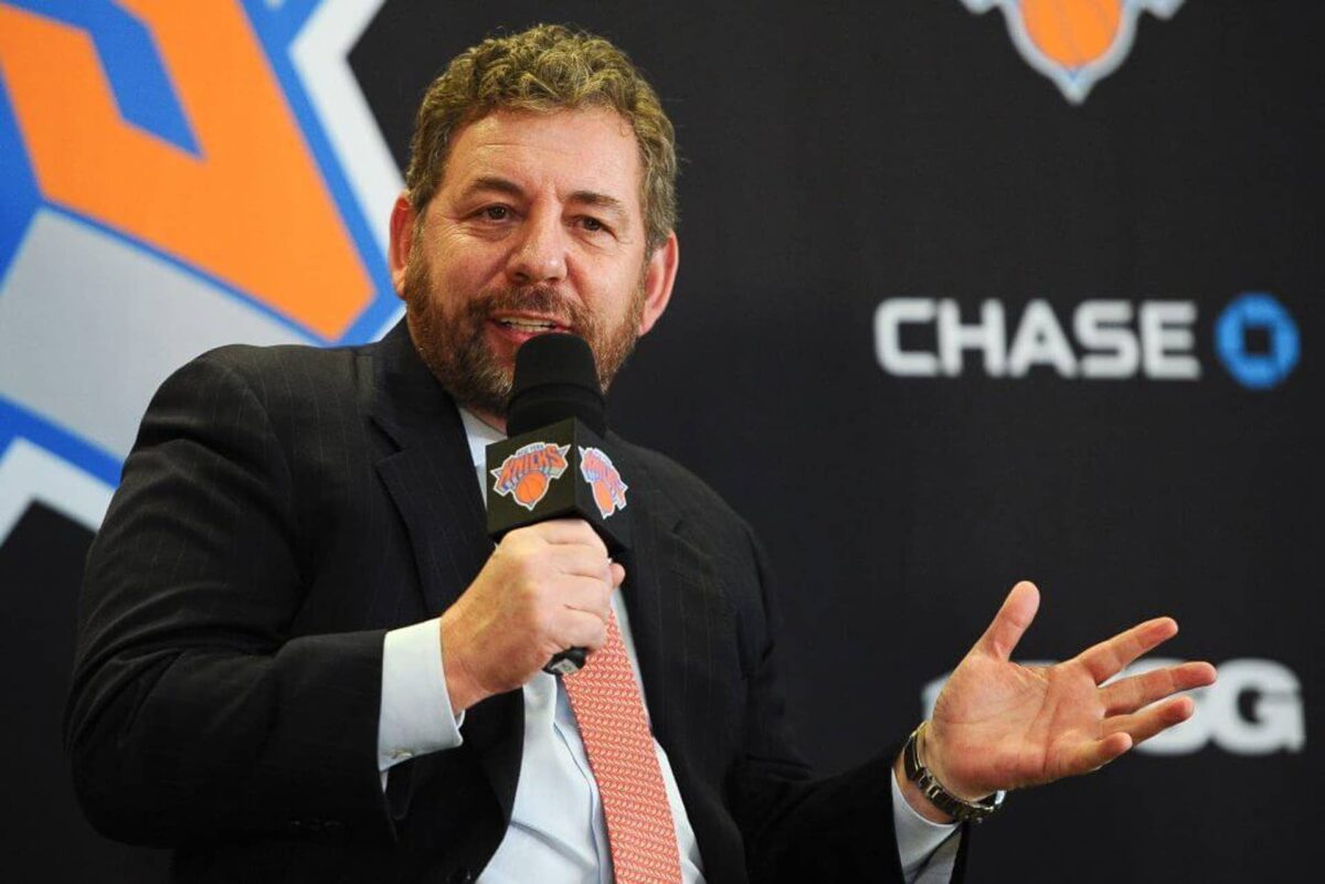 James Dolan, owner of the New York Knicks and New York Rangers, has high hopes for the Knicks to make a run to the NBA Finals. Maddie Meyer / Getty Images