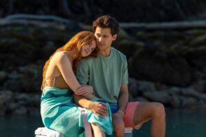 Sadie Soverall and Matt Cornett in Prime Video's romantic drama Every Year After.