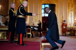 Idris Elba getting knighted 