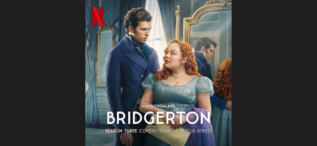Bridgerton’s Lady Whistledown. Photo Credit: Deezer.