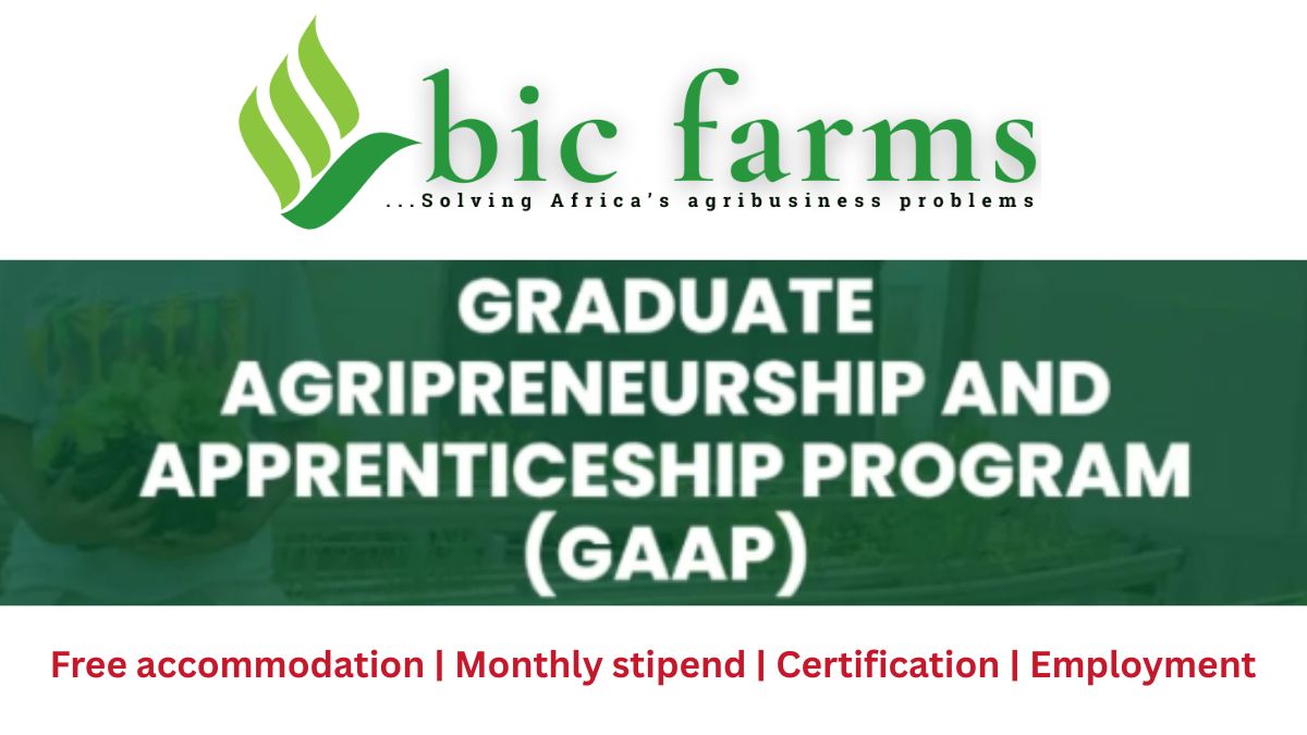  BIC Farm Agripreneurship Apprentice Program 2026: How to Apply