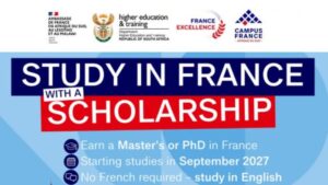 France South Africa Scholarship 2027