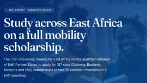 EAC Student Mobility Scholarship opens for African students