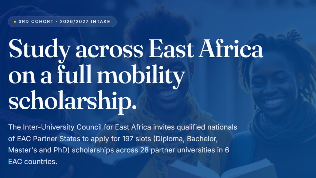 EAC Student Mobility Scholarship opens for African students