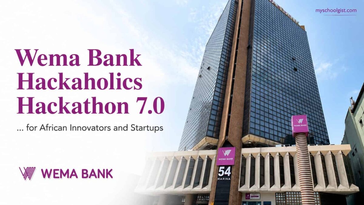 Applications open for Wema Bank Hackaholics 7.0 across Africa