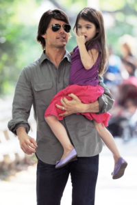 Suri Cruise with her estranged dad, Tom Cruise (pictured together in September 2010).FameFlynet / BACKGRID