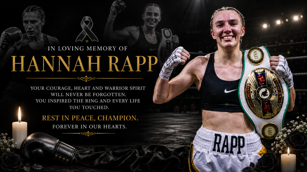 Hannah Rapp's death has shocked the global boxing community. Image Credit: WBC
