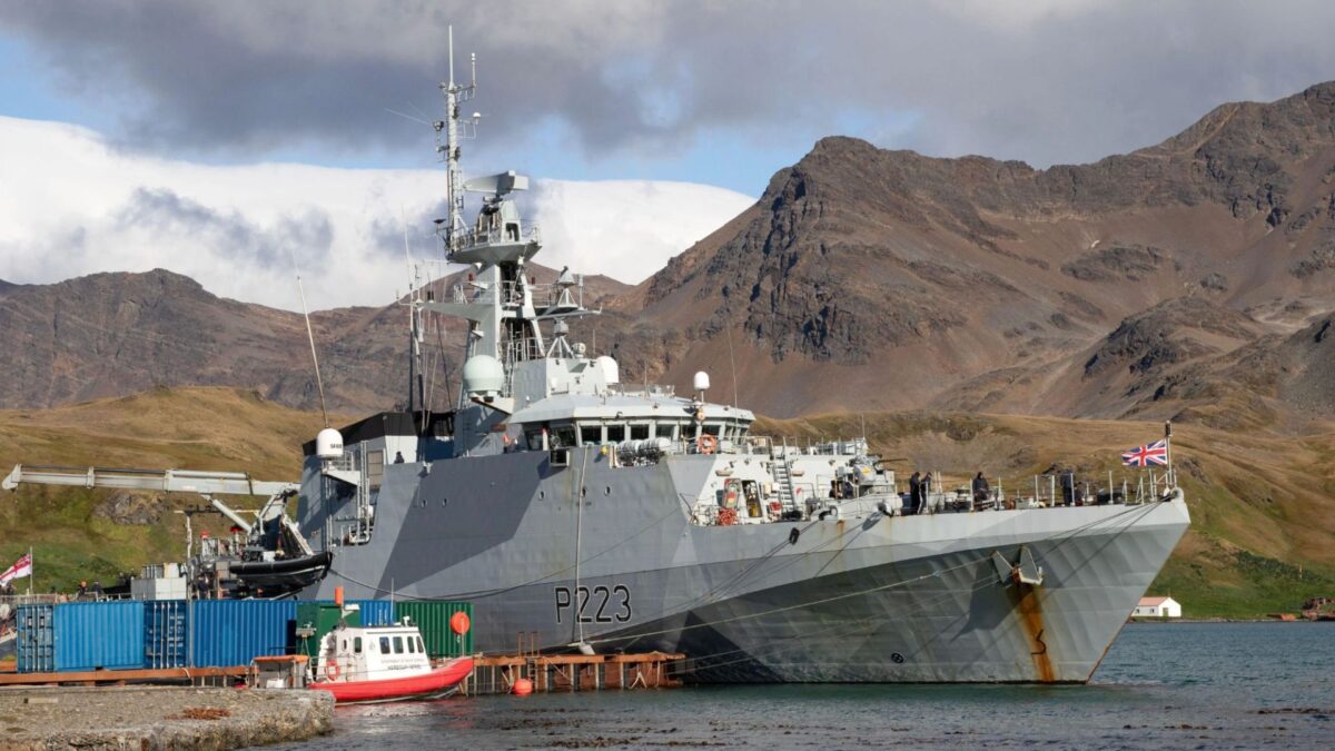 Argentina World Cup victory over England has renewed diplomatic tensions with the UK over the Falkland Islands and HMS Medway's movements. Image Credit: Alamy