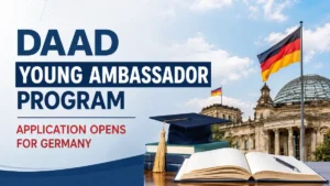 DAAD Young Ambassadors 2027 applications are now open.
