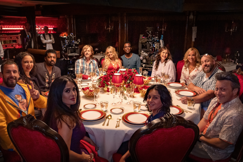 Adam Sandler reunites the original cast for Grown Ups 3 on Netflix. CREDIT: Netflix