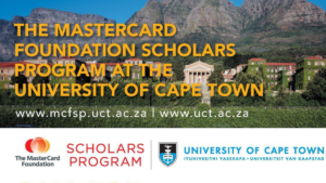 UCT Mastercard Foundation Scholarship opens for African students