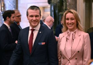Jennifer and Pete Hegseth. CREDIT: Getty 