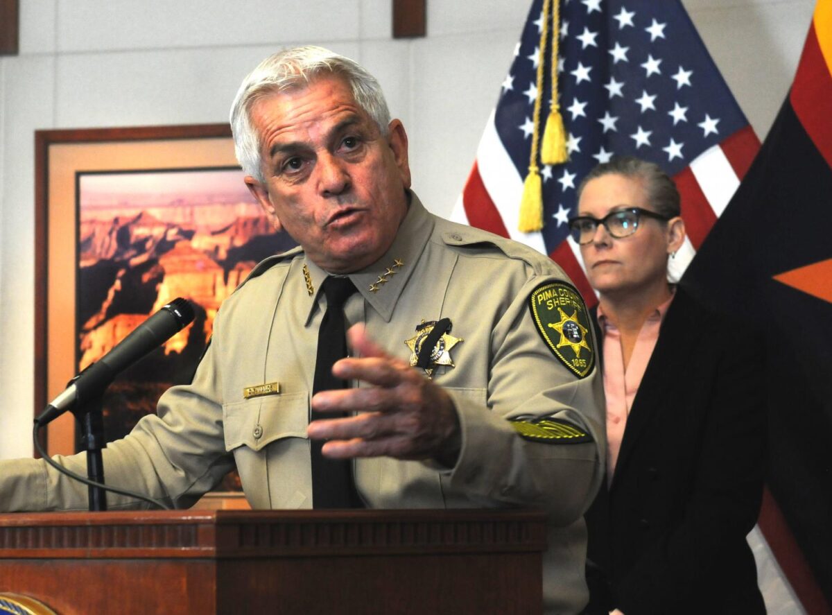 Pima County Sheriff Chris Nanos. Image Credit: Howard Fischer/Capitol Media Services