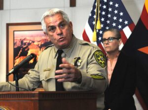 Pima County Sheriff Chris Nanos. Image Credit: Howard Fischer/Capitol Media Services