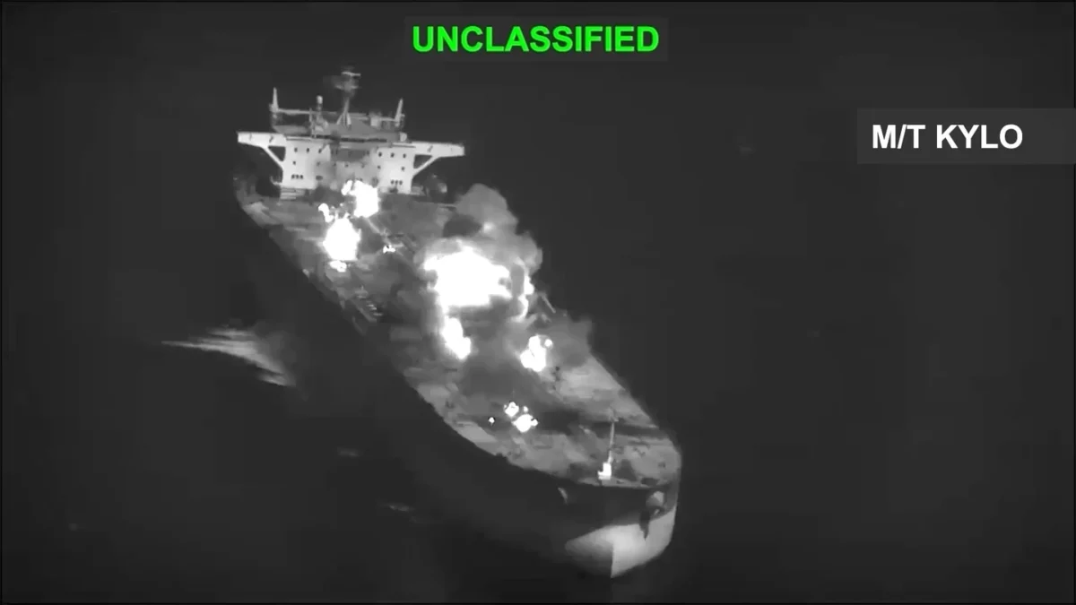 US strikes three Iranian oil tankers.