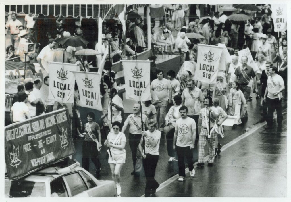 Workers March In Toronto