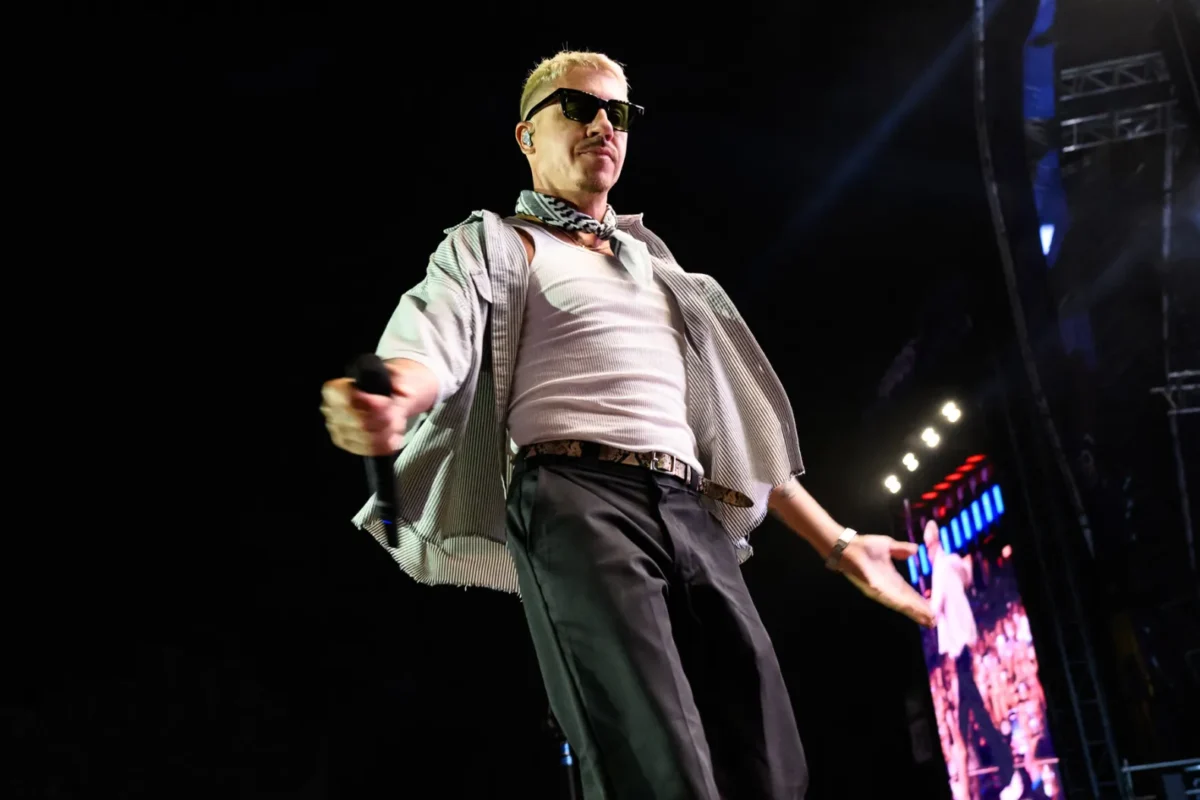 Macklemore performing in France in August Arnaud Finistre/AFP/Getty Images