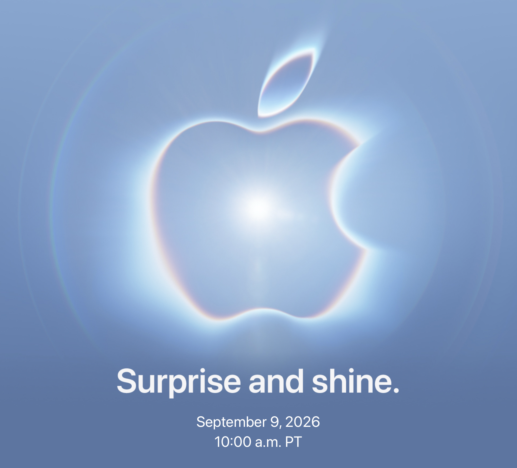 Apple Logo with the September event caption