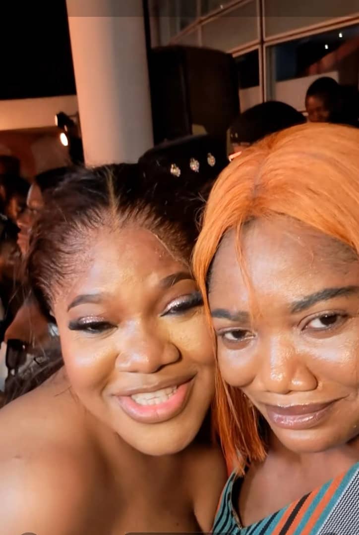Cecilia Olayanju Bunmi with with Nollywood actress Toyin Abraham