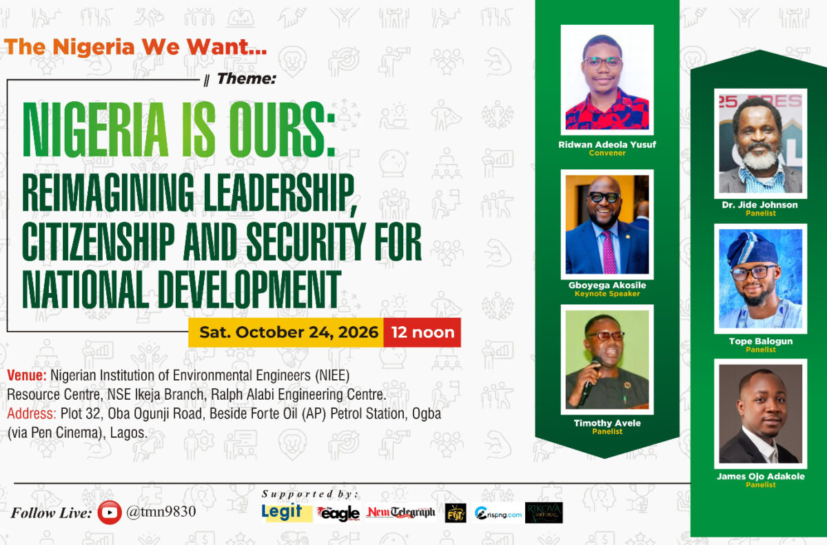  Lagos governor’s aide, James Ojo Adakole, others to speak at launch of book on nation-building