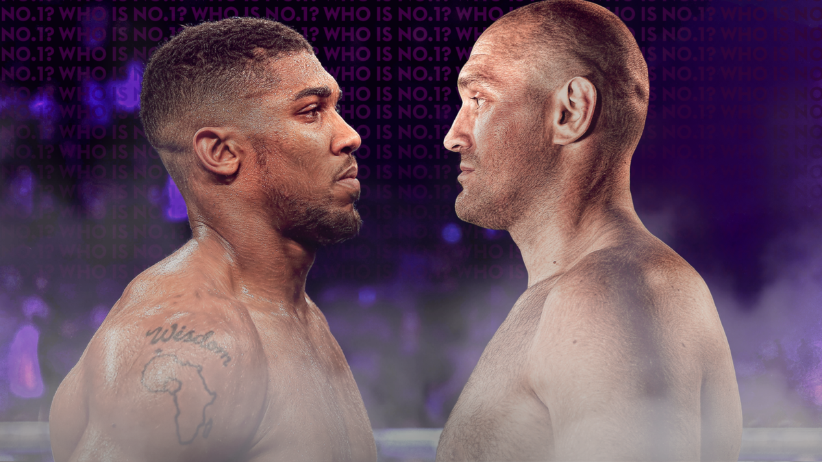 Tyson Fury v Anthony Joshua. Credit: Sky Sports