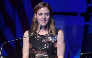 Kyle Kennedy Kerr speaks onstage during the 2019 Robert F. Kennedy Human Rights Ripple Of Hope Awards on December 12, 2018 in New York City. Credit: Michael Loccisano/Getty Images for Robert F. Kennedy Human Rights
