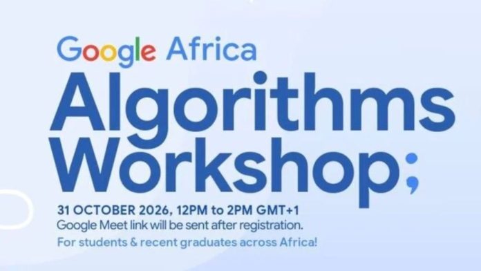  Google Virtual Algorithms Workshop 2026 for African Students and Graduates: How to Apply