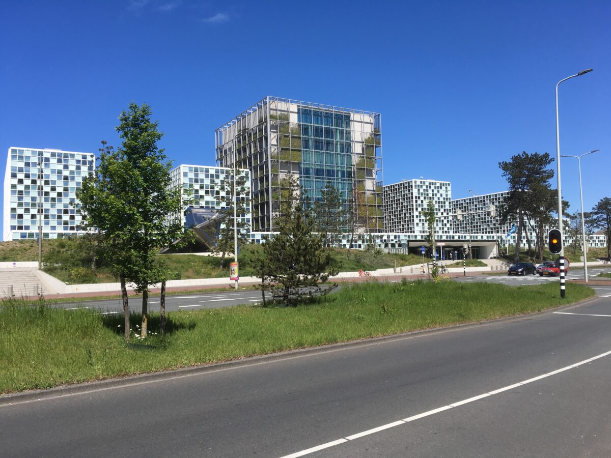 International Criminal Court building in The Hague, used to illustrate the EU Sakharov Prize story