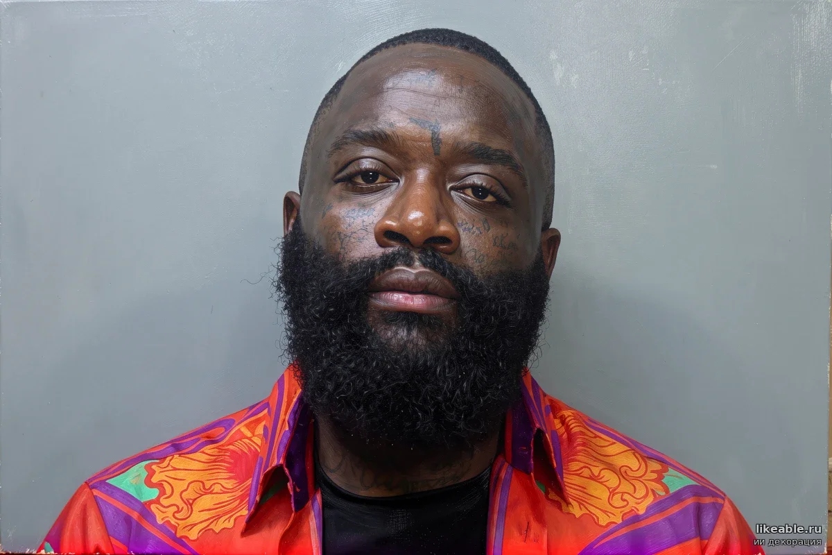 Rick Ross is seen in his booking photo on October 1, 2026. Credit: Miami-Dade Corrections and Rehabilitation Department