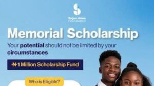 Segun Idowu Memorial Foundation Scholarship 2026 offers a ₦1 million fund for eligible Nigerian secondary students