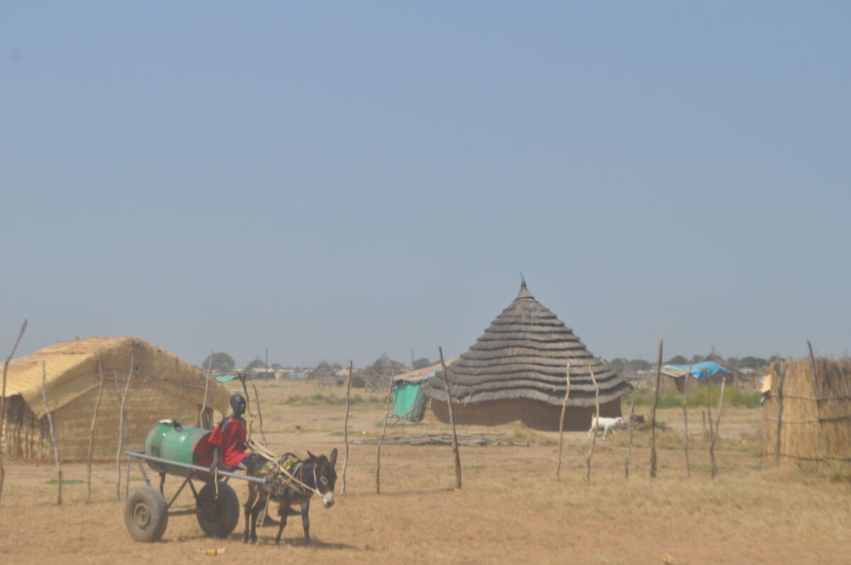 Archival view of Abyei Town in 2009, not the site of the 2026 market attack.