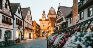 Rothenburg ob der Tauber, a charming town in Bavaria, Germany, known for its well-preserved medieval architecture. Image credit: Roman Kraft/Unsplash