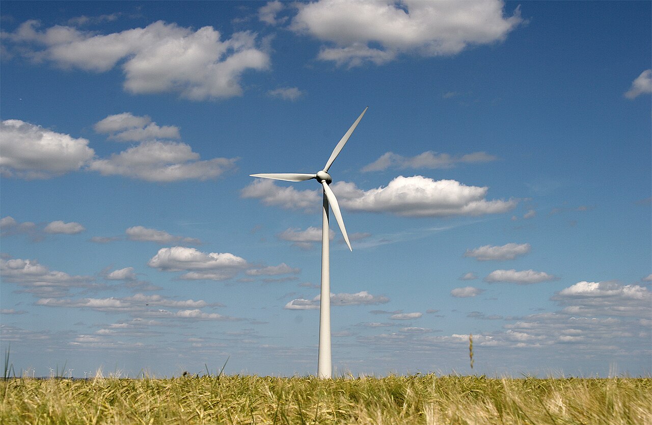 Wind turbines in rural Luxembourg, an illustrative example of technology relevant to limiting climate overshoot