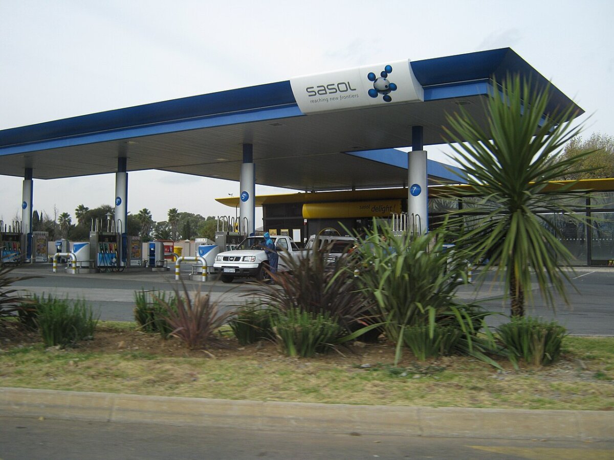 A Sasol filling station in Boksburg, South Africa, in a 2009 archive photograph.