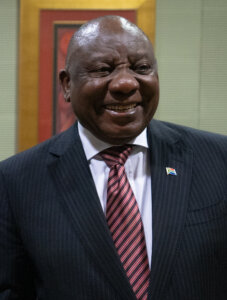 President Cyril Ramaphosa in Pretoria on 9 August 2022, in an archival photograph.