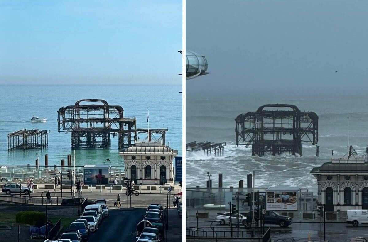  West Pier Brighton: What happened during Storm Austen?