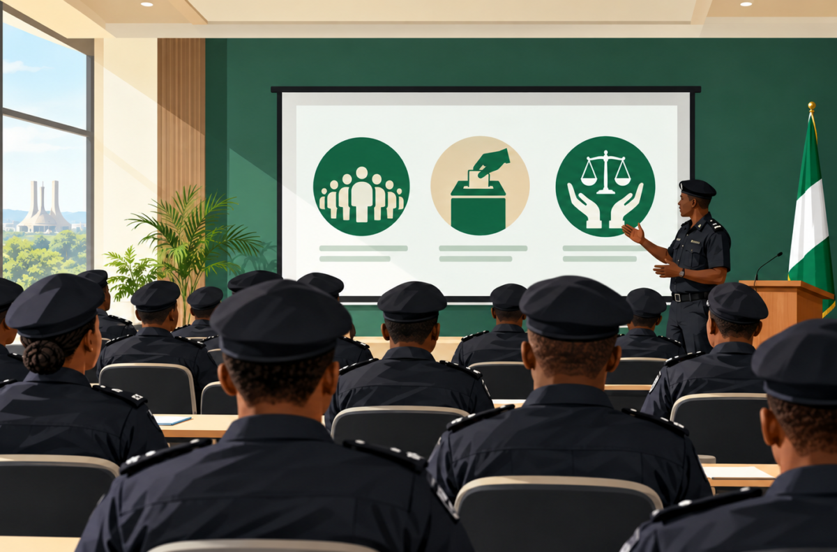  Nigeria police election training begins for 10,000 officers